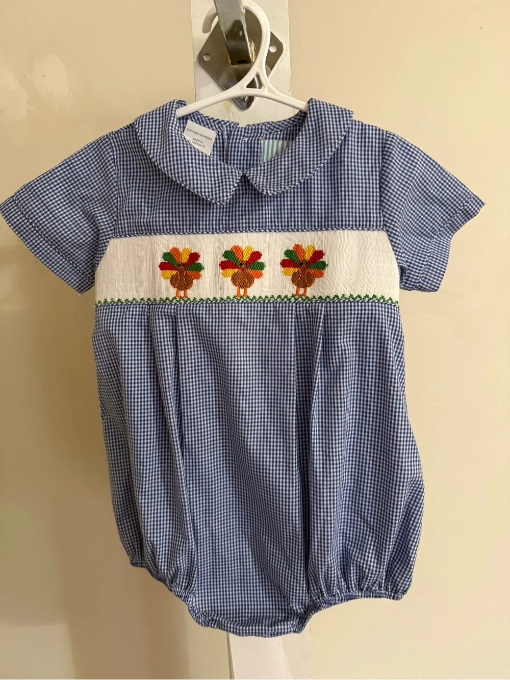 Southern Sunshine Smocked Thanksgiving Bubble